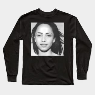 Sade Adu Vintage Singer Retro Tour Concert Long Sleeve T-Shirt